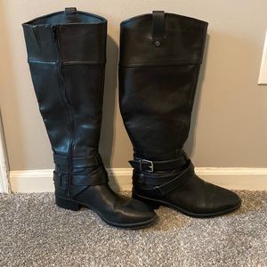 EUC Merona Black Riding Boots. Women’s size 8.